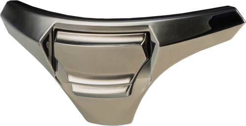 Fly Racing Sentinel Chin Vent Charcoal Chrome - Motorcycle Helmet Ventilation Accessory