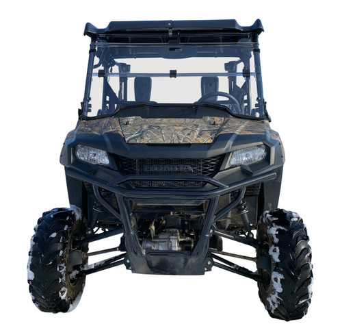 OPEN TRAIL V000347-12200T Folding Windshield for Jeep with OEM Roof Compatibility