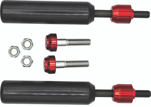 SANTORO FABWORX SF50002 Shock Mount Sliders for Dyna Models - Red
