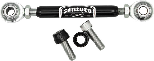 Santoro FabWorx SF30021 Aluminum Shift Linkage for Harley-Davidson Dyna 1999-2017, Black Finish