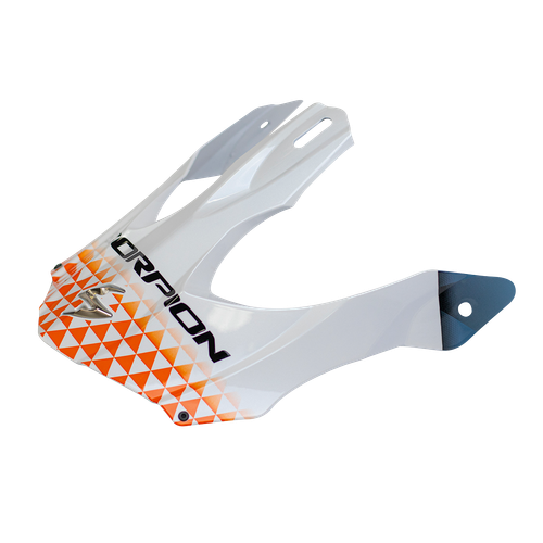 Scorpion EXO Vx 16 Peak Visor Prism Orange – Aerodynamic Sun Protection for Motorcycle Helmets