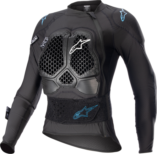 Alpinestars Stella Bionic Action V2 Women's Impact Protection Jacket – Black/Cyan, Size Small