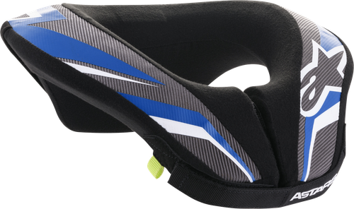 Alpinestars Sequence Youth Neck Roll Black/Anthracite/Blue, Small/Medium