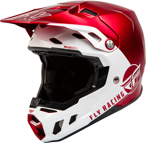 Fly Racing Formula CC Centrum Helmet Metallic Red and White Large