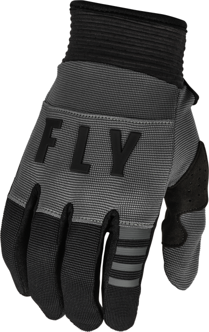 Fly Racing Youth F 16 Gloves Dark Grey/Black - Durable Motorcycle Gloves for Young Riders