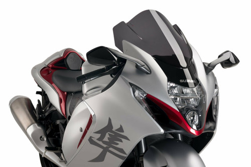 PUIG Windscreen Z Racing Dark Smoke for Suzuki - Part Number 21138F