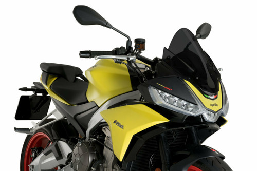 PUIG Z Racing Dark Smoke Windscreen for Motorcycles - Part 20794F