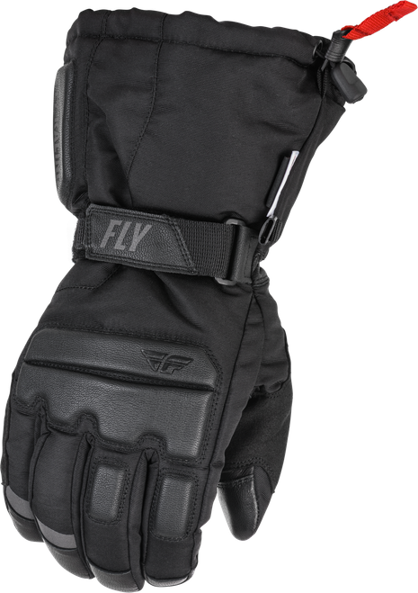 Fly Racing Aurora Gloves Black 2X - Insulated Waterproof Riding Gloves with Touch Screen Compatibility