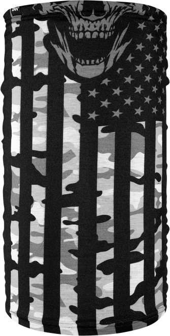 ZAN Motley Tube Fleece Lined Urban Camo Flag - Versatile Cold Weather Headgear