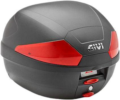 GIVI B29N2 Top Case with Red Lens - 29L Motorcycle Luggage Storage