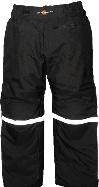 California Heat 12V Streetrider Outer Pants Black Medium Tall with Heated Technology