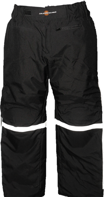 California Heat 12V Streetrider Outer Pants Black 3X Tall – Heated Motorcycle Pants with Cordura Shell and Adjustable Fit
