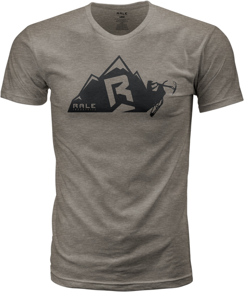 Rale Industries Rocky Mountain Tee Grey Medium - Comfortable and Durable Casual Wear