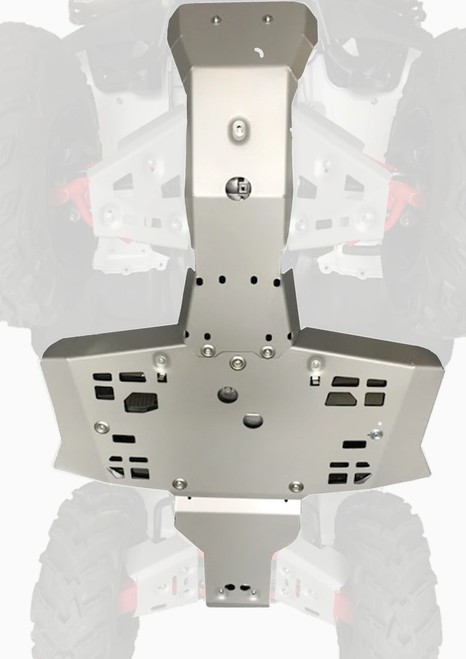 RIVAL POWERSPORTS USA Alloy Central Skid Plate for ATV and UTV - Part Number 2444.2110.1