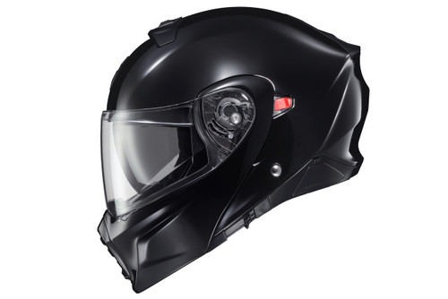 ScorpionEXO Exo GT930 Transformer Helmet Gloss Black Large - Modular & Open-Face Motorcycle Helmet with Sun Visor and Advanced Protection