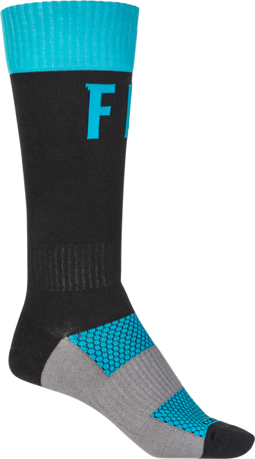 Fly Racing MX Pro Socks Blue/Black Large/X-Large - Part #350-0531L