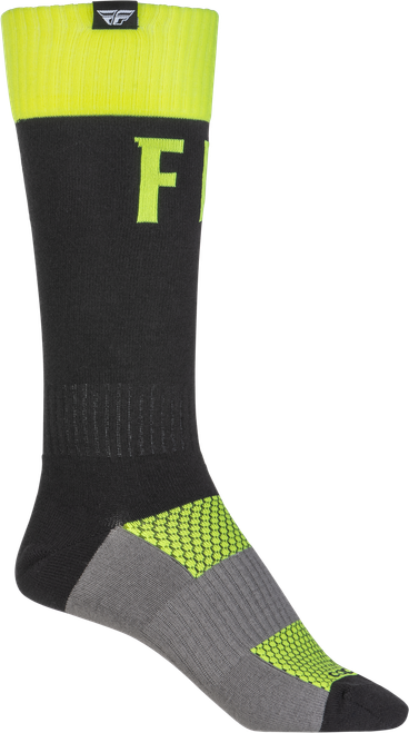 Fly Racing MX Pro Socks Hi Vis/Black Large/X-Large - Part Number 350-0530L