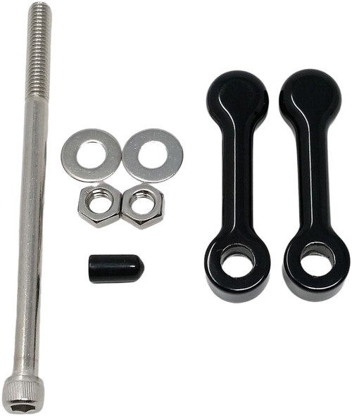 DK Custom Products Billet Tank Lift Kit 2 inch for '04 and Up XL Models with Powder Coat Finish