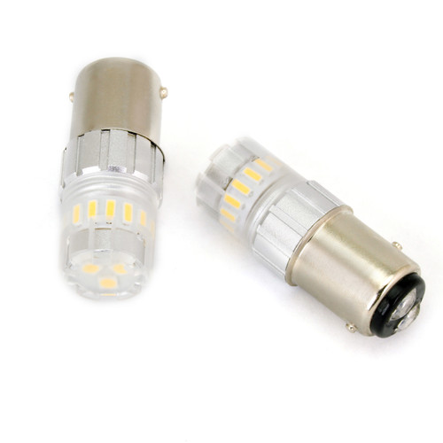 CYRON AB1157E-R 6W LED Red Bulb Pair for Automotive and Motorcycle Lighting