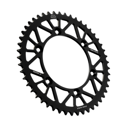 JT Racing JTA251.49BLK Rear RacLite Aluminum 49-Tooth Sprocket for 520 Chain