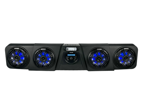HOPPE HPEL-1008 Mini RGB Marine Audio System with 6-Inch Speakers and Bluetooth