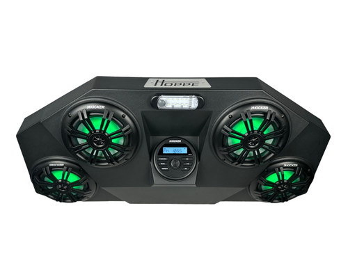 HOPPE HPEL-1007 Hoppe Audio Mini RGB Marine Speaker System with Bluetooth and LED Lighting