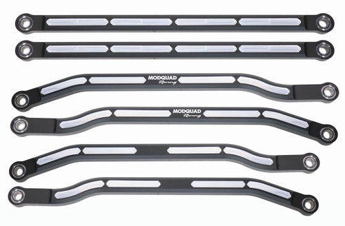 MODQUAD CA-RRHC-X3RS-BLK High Clearance Radius Rods – Black, 72"