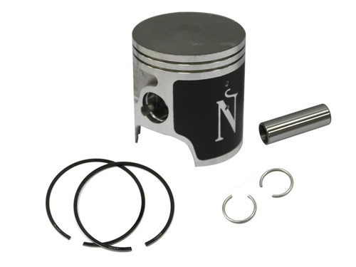 Namura Piston Kit for Kawasaki 48.46mm Nikasil Cylinder with +0.01mm Oversize - 11:1 Compression Ratio (Part NX-20085-B)