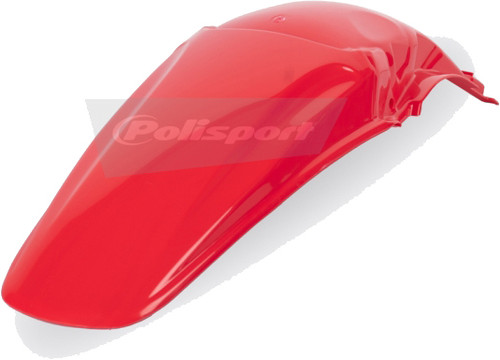 Polisport Rear Fender Red for Enhanced Motorcycle Protection (Part #8551000003)