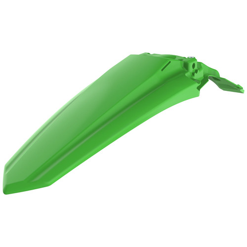 Polisport Rear Fender Green for Enhanced Motorcycle Protection - Part #8596100001