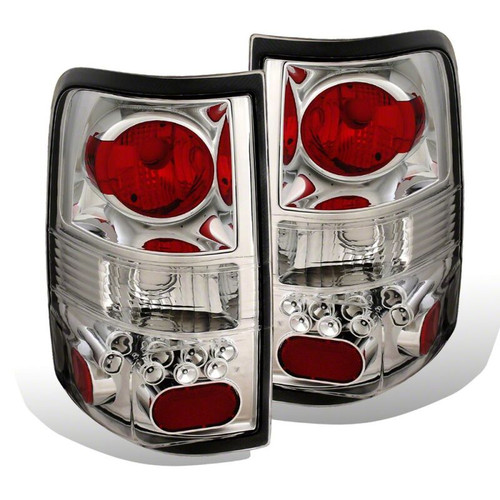 Raxiom 04-08 Ford F-150 Styleside Axial Series Euro Style Tail Lights- Chrome Housing- Clear Lens - T542861 Photo - Primary