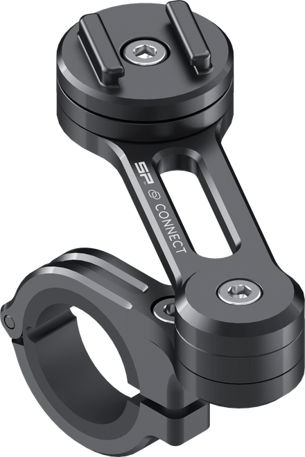 SP CONNECT Moto Mount Pro Black - Versatile 360° Rotation Motorcycle Handlebar Mount