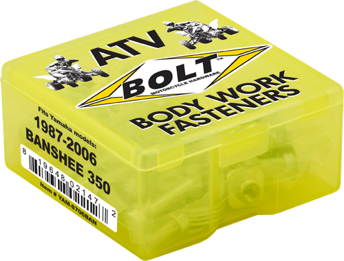 BOLT Body Work Fastener Kit for ATV - Part Number YAM-8706BAN