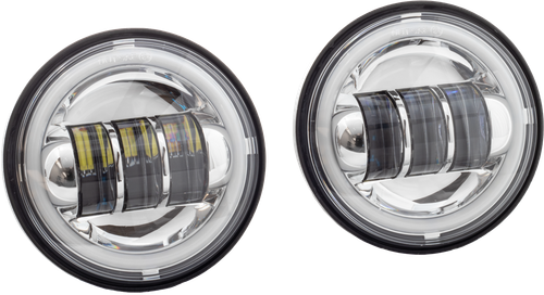 LETRIC Lighting Co LLC-LPL-CH 4.5-inch LED Passing Lights with Chrome Halo