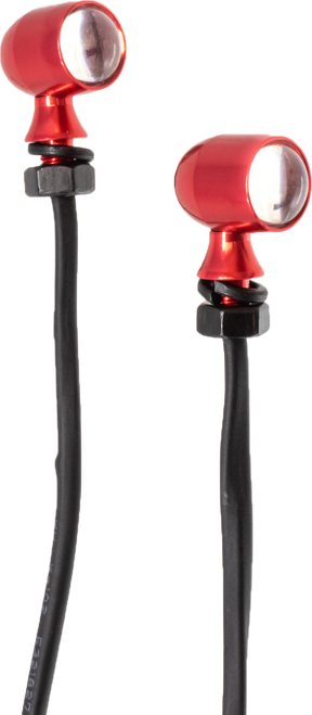 LETRIC LIGHTING CO 45c Mini LED Red/Red - Bright Dual-Function Signal Lights