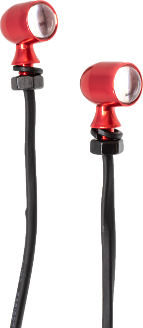 LETRIC LIGHTING CO LLC-45CR-WA Mini LED Red White/Amber with Dual Function and Bright Conical Lens