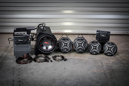 SSV Works GN-5A SSV 5 Speaker Kit for Jeep Gladiator with JVC MR1 Media Receiver and Backup Camera