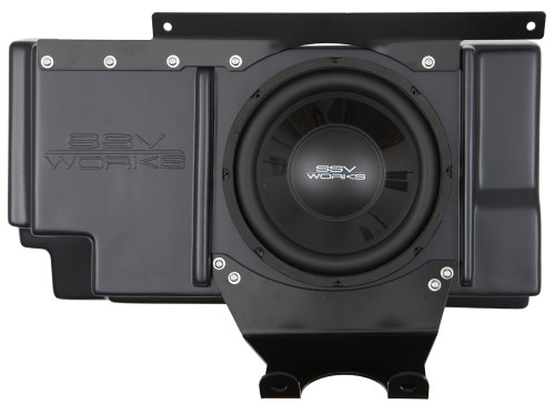 SSV Works RZ3-BSSB10 Behind Seat 10-Inch Subwoofer Enclosure with 600W Woofer