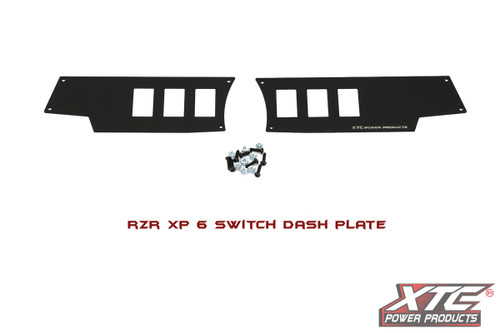 XTC Power Products SP-6SW-RZR 6 Switch Mounting Plate for Polaris RZR
