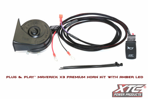 XTC Power Products MAVX3 PR LA Horn Kit - Plug and Play Automotive Horn with Loud Low Tone, Made in USA