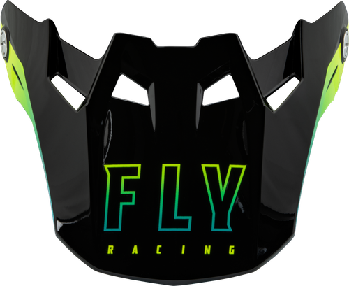 Fly Racing Formula CCN Visor Black/Blue/Hi Vis XL/2X - Part 73-47130L