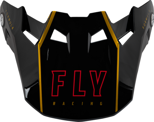 Fly Racing Formula Carbon Tracer Visor Gold/Black XL/2X for Motorcycle Helmets