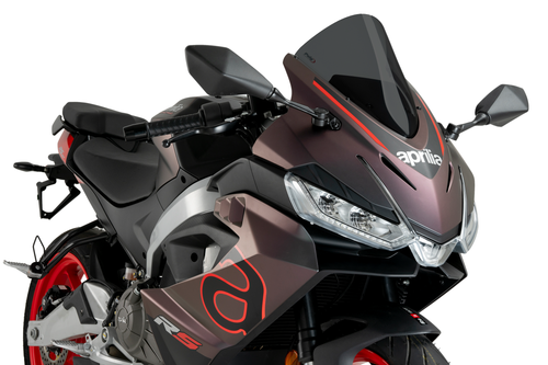 PUIG Windscreen R Racer APR for Motorcycle - Enhanced Aerodynamics & Wind Protection