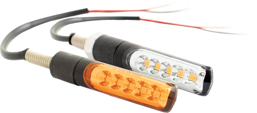 KOSO HE037011 LED Sequential Turn Signal with Smoke Lens for Motorcycles