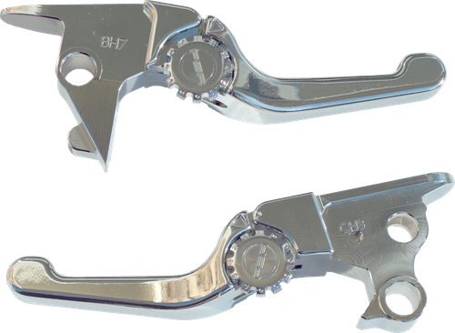 PSR Anthem Shorty Lever Set for Indian Motorcycles - Chrome with Adjustable Reach