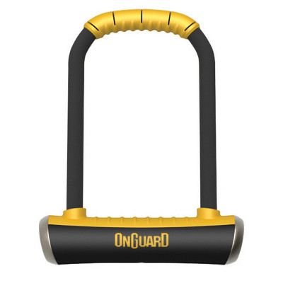 OnGuard Pitbull 8003 Standard U Lock with 14mm Hardened Steel Shackle and X4P Locking Mechanism