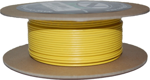 NAMZ Custom Cycle 100' Spool 20 Gauge Yellow Wire for Harley Davidson OEM Colors