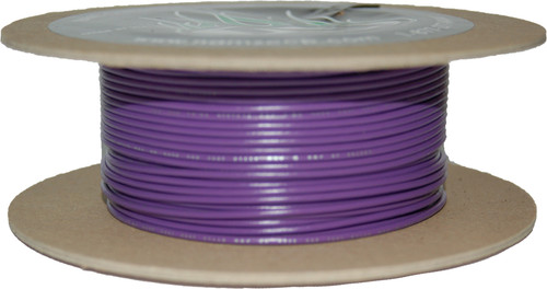 NAMZ Custom Cycle #18 Gauge Violet Primary Wire - 100 Feet Spool
