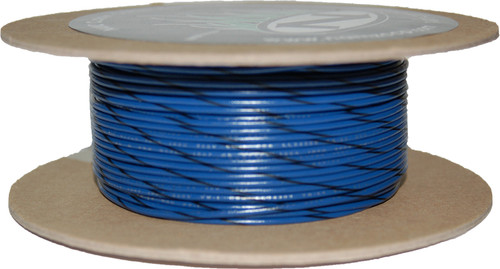 NAMZ Custom Cycle NWR-60-100 18-Gauge Blue/Black Stripe Primary Wire - 100 Feet