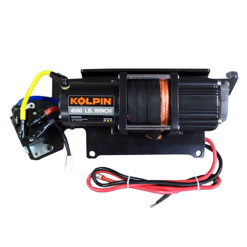 KOLPIN Quick Mount Winch Kit 4500 Synthetic Rope - Model 26-3000